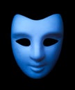 Blue mask Royalty Free Stock Photo