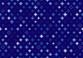 Blue Mathematical Plus Symbols Seamless Pattern. Math Design Elements Background. Medical Tech Background. Vector Illustration Royalty Free Stock Photo
