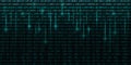 Blue matrix binary code web background Royalty Free Stock Photo