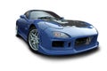 Blue Mazda RX-7 Royalty Free Stock Photo
