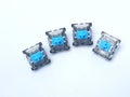 blue mechanical keyboard switch collection