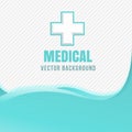 Blue medical design Royalty Free Stock Photo