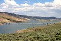 Blue Mesa Reservoir Bridge Royalty Free Stock Photo