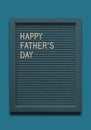 Blue Message board Happy fathers day