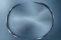 Blue Metal background with realistic circular brushed texture Royalty Free Stock Photo