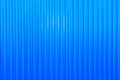 Blue metal fence surface, corrugated sheet