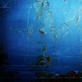 Blue metal industrial background