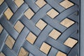 Blue Metal Lattice Royalty Free Stock Photo