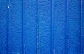 Blue metal siding wall texture Royalty Free Stock Photo