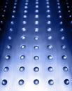 Blue metal surface background Royalty Free Stock Photo