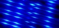 Blue metal texture background, interesting striped chrome waves pattern Royalty Free Stock Photo