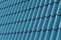 Blue Metal Tile Royalty Free Stock Photo