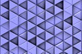 Blue metalic background with triangles and shadows