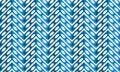 Blue metalic fern pattern seamless Royalty Free Stock Photo