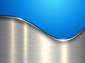 Blue metallic background Royalty Free Stock Photo