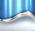 Blue metallic background Royalty Free Stock Photo