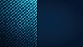 Blue Metallic Carbon Fiber Texture with Minimalist Navy Blue Surface and Blank Copy Space Royalty Free Stock Photo