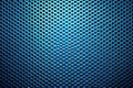 Blue Metallic Grid or Grille Background Royalty Free Stock Photo