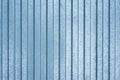 Blue metallic iron background in horizontal stripes. Steel background. Abstract background