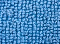 Blue microfiber