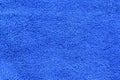 Blue microfiber cloth texture for background. Royalty Free Stock Photo