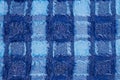 Blue microfiber texture Royalty Free Stock Photo