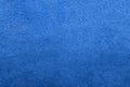 Blue microfiber texture. Royalty Free Stock Photo
