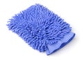 Blue microfiber wash mitt