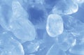 Blue mineral cristals
