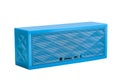 Blue mini portable speaker Royalty Free Stock Photo