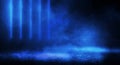 Blue misty dark background. Royalty Free Stock Photo