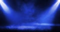 Blue misty dark background. Royalty Free Stock Photo