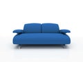 Blue modern sofa