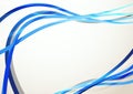 Blue modern swoosh abstract background