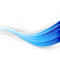 Blue modern swoosh fast speed rapid wave