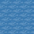 Blue moire background