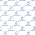 Blue moire background