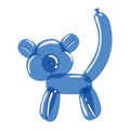 blue monkey balloon