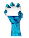 Blue Monster Hand