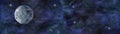 Blue Moon Deep Space Banner