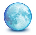 Blue Moon Sphere Royalty Free Stock Photo