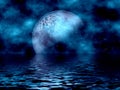 Blue Moon & Water