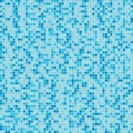 Blue mosaic background (Vector) Royalty Free Stock Photo