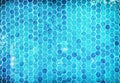 Blue mosaic swimming pool background