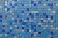 Blue mosaic tiles. Royalty Free Stock Photo
