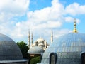 Blue Mosque from another view - summer 2015 Royalty Free Stock Photo