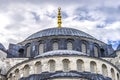 Blue Mosque Dome Crescent Islamic Symbol Istanbul Turkey Royalty Free Stock Photo