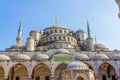 Blue mosque dome, Istanbul Royalty Free Stock Photo