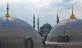 Blue Mosque dome-Istanbul,Turkey Royalty Free Stock Photo