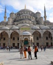 Blue Mosque dome-Istanbul,Turkey Royalty Free Stock Photo